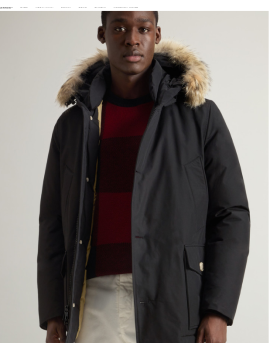 WOOU0484 ARCTIC DET. FUR ANORAK WOOLRICH