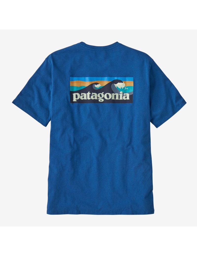 M'S BOARDSHORT LOGO POCKET TEE PATAGONIA