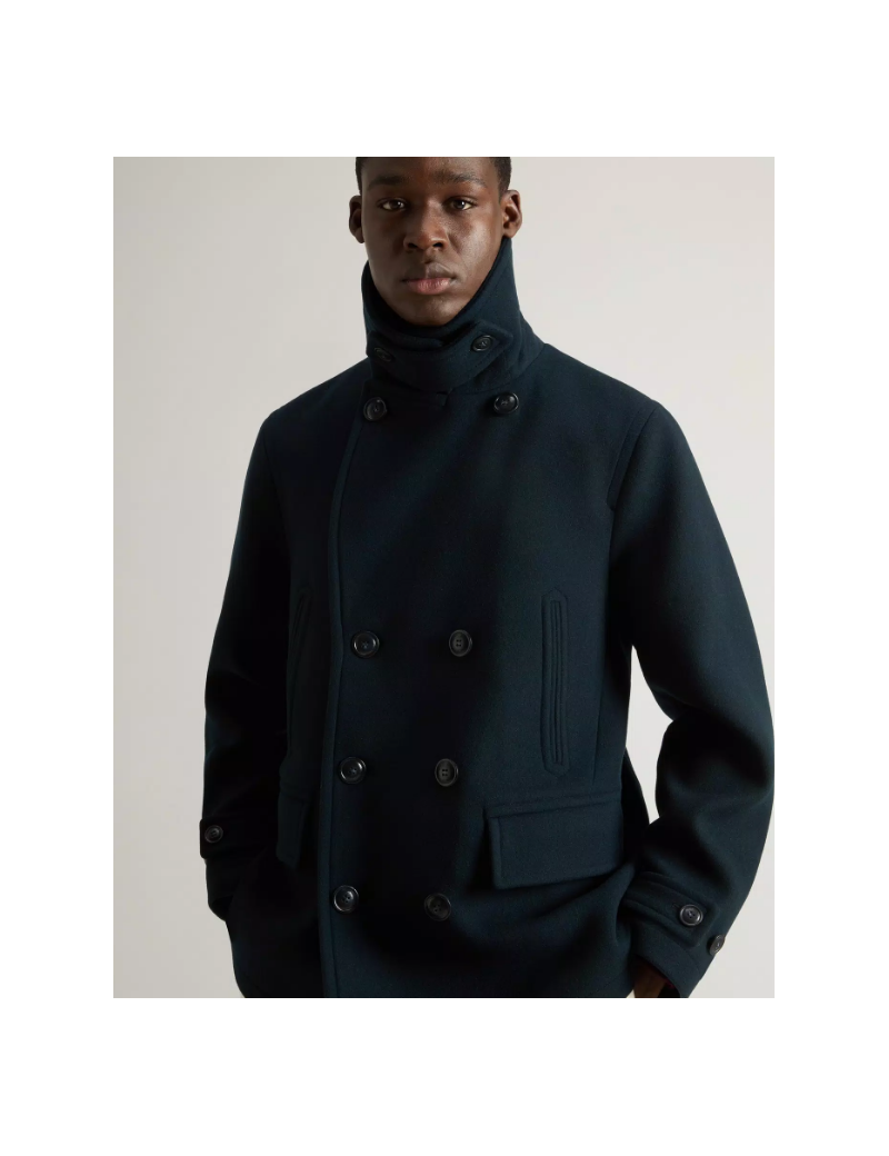 MELTON WOOL PEACOAT WOOLRICH