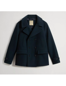 MELTON WOOL PEACOAT WOOLRICH