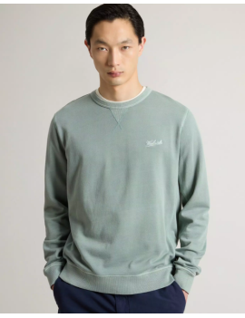 GARMENT DYED CREWNECK. WOOLRICH