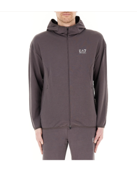 7M000127 FELPA ZIP E CAPPUCCIO ARMANI