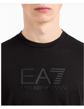 7M000224 T. SHIRT LOGO RICAMO EA7 ARMANI